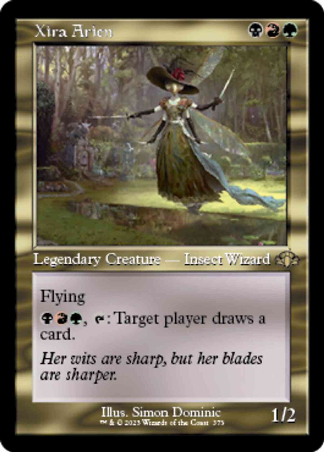 Xira Arien (Retro Frame) magic card front