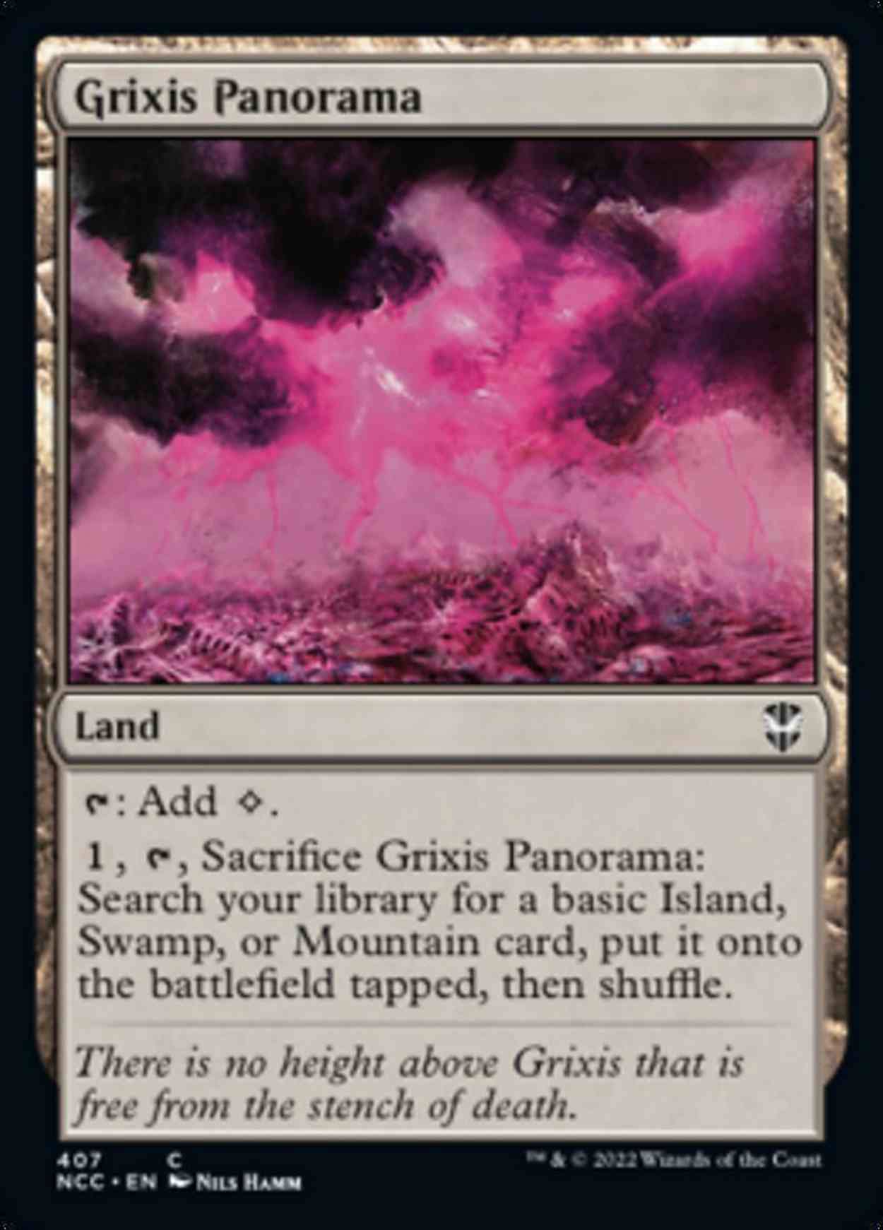Grixis Panorama magic card front