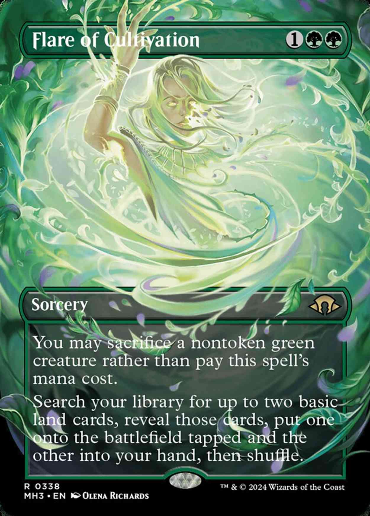 Flare of Cultivation (Borderless) magic card front