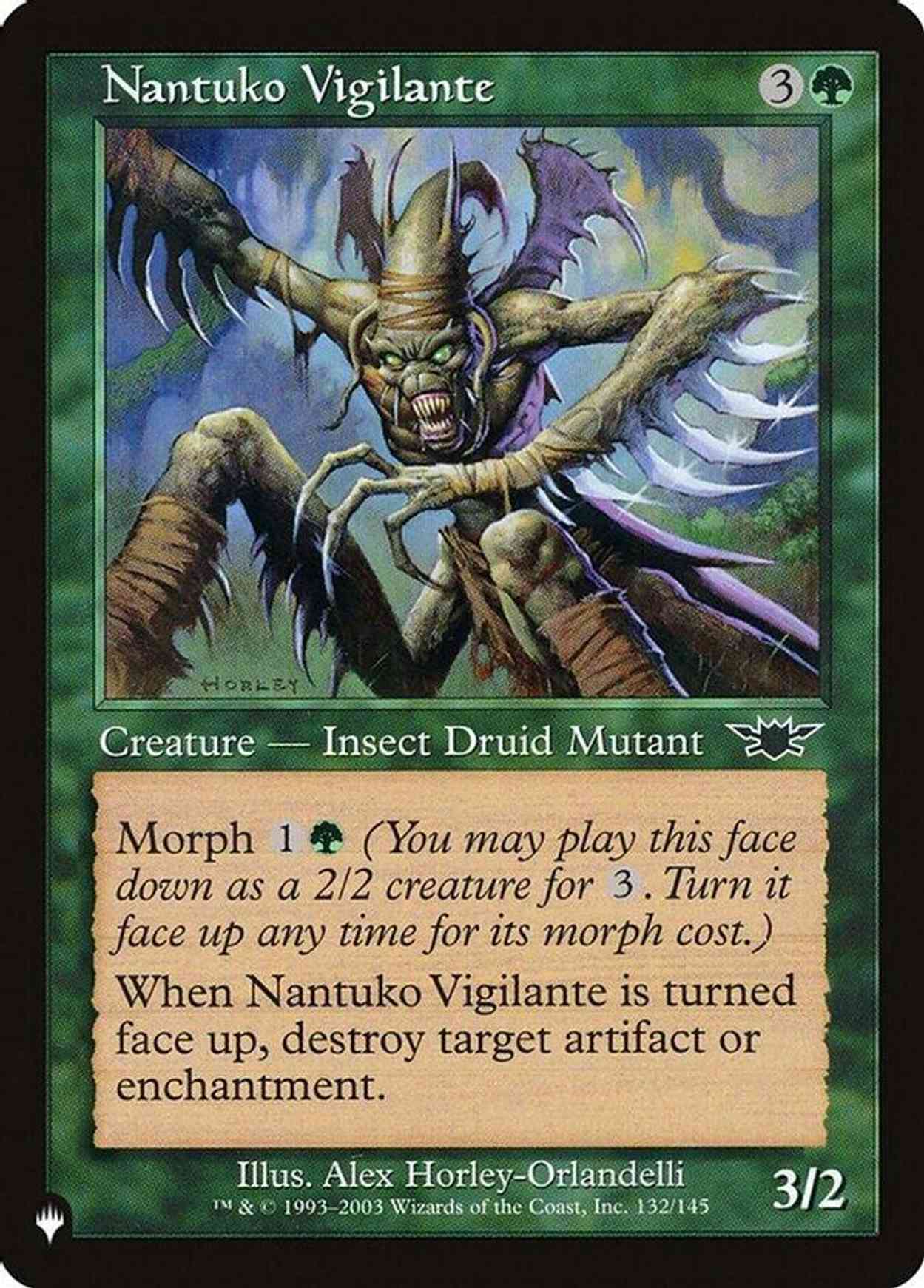 Nantuko Vigilante magic card front