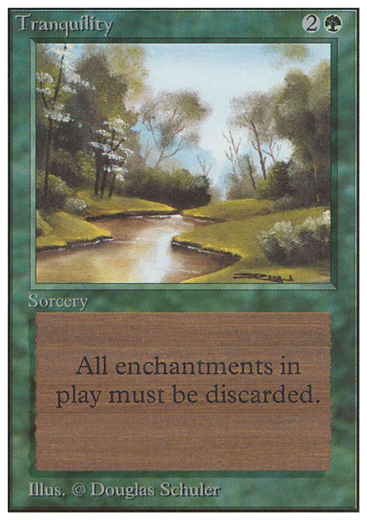 Tranquility magic card front