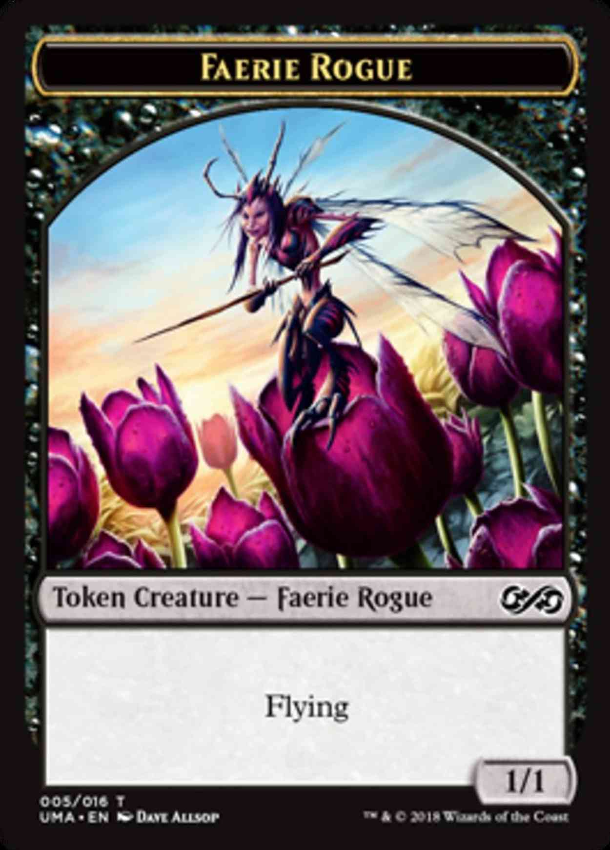 Faerie Rogue Token  magic card front