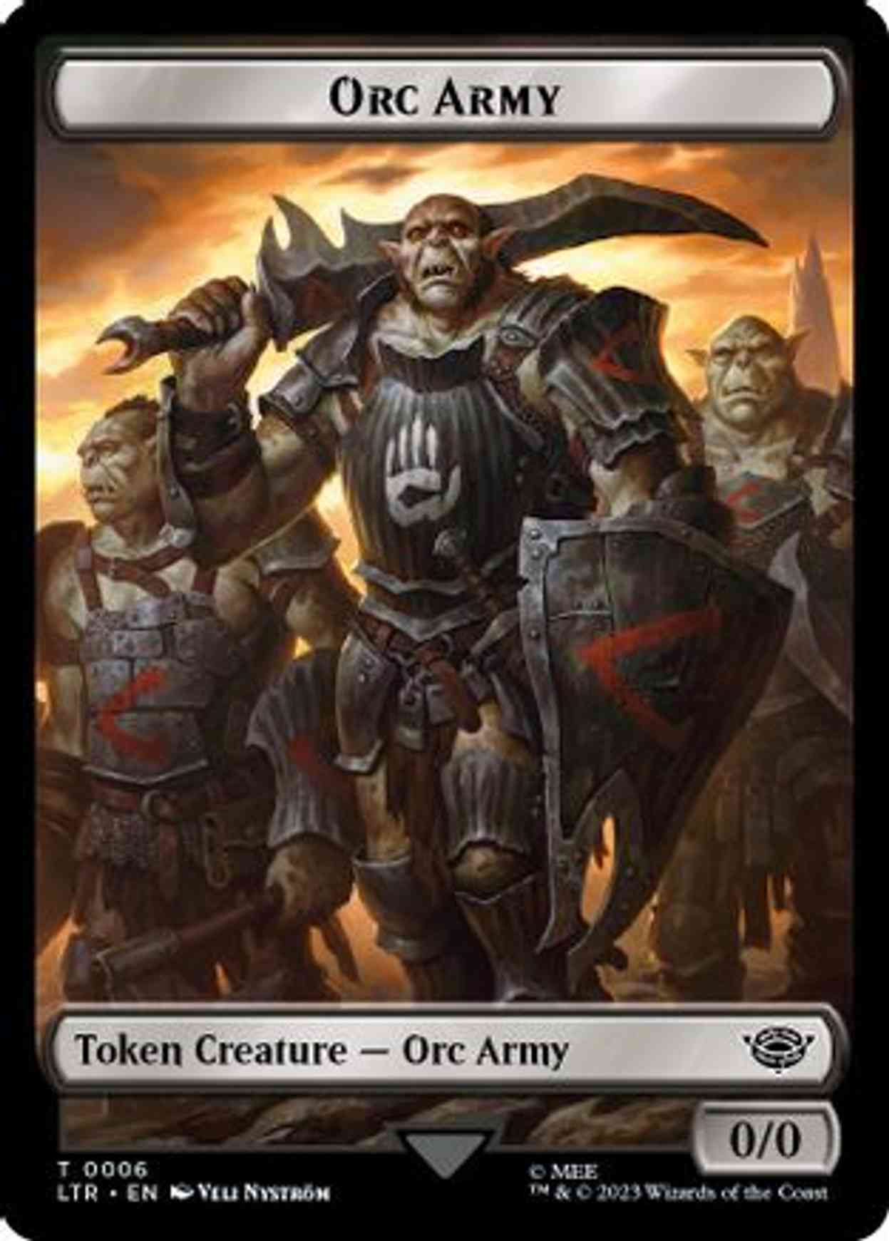 Orc Army (0006) Token magic card front