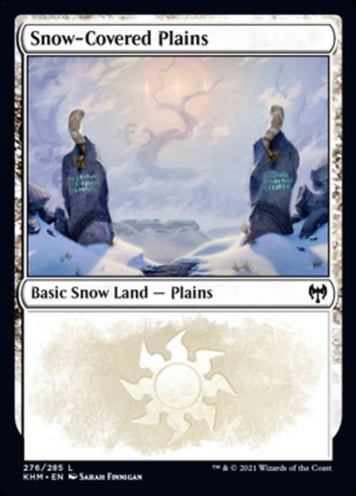 Snow-Covered Plains (276) magic card front