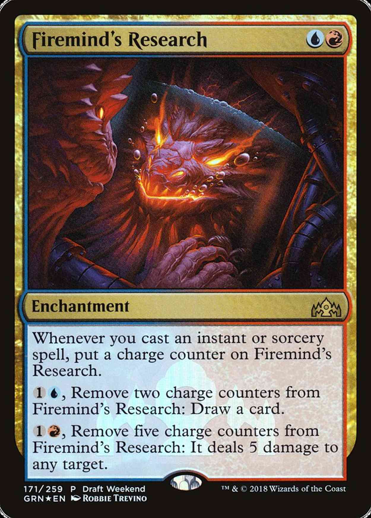 Firemind's Research magic card front