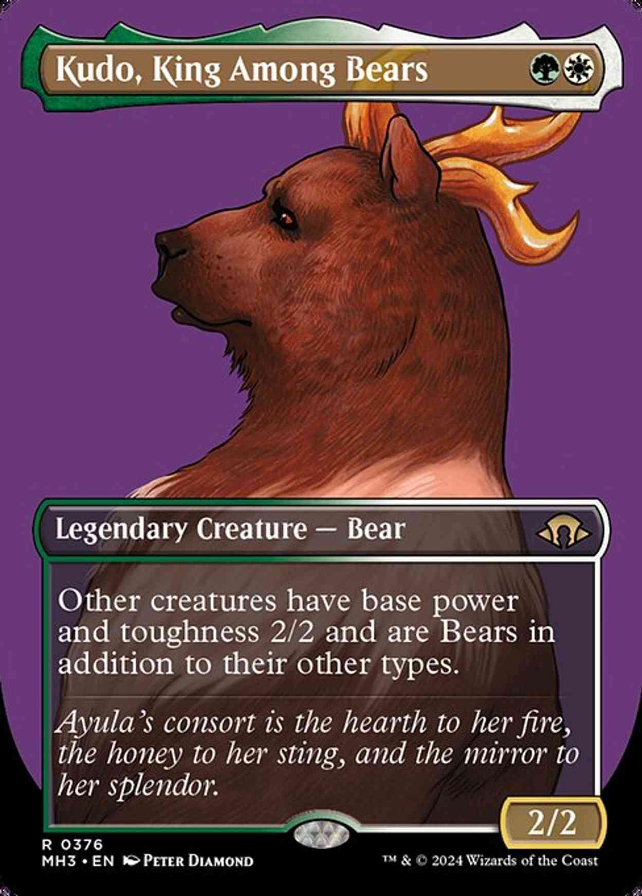 Kudo, King Among Bears (Borderless) magic card front