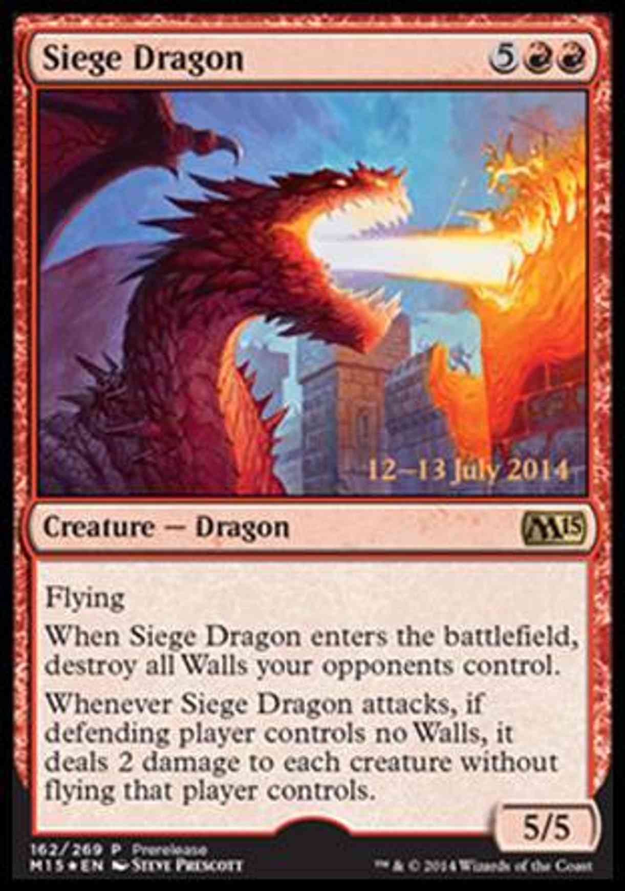 Siege Dragon magic card front