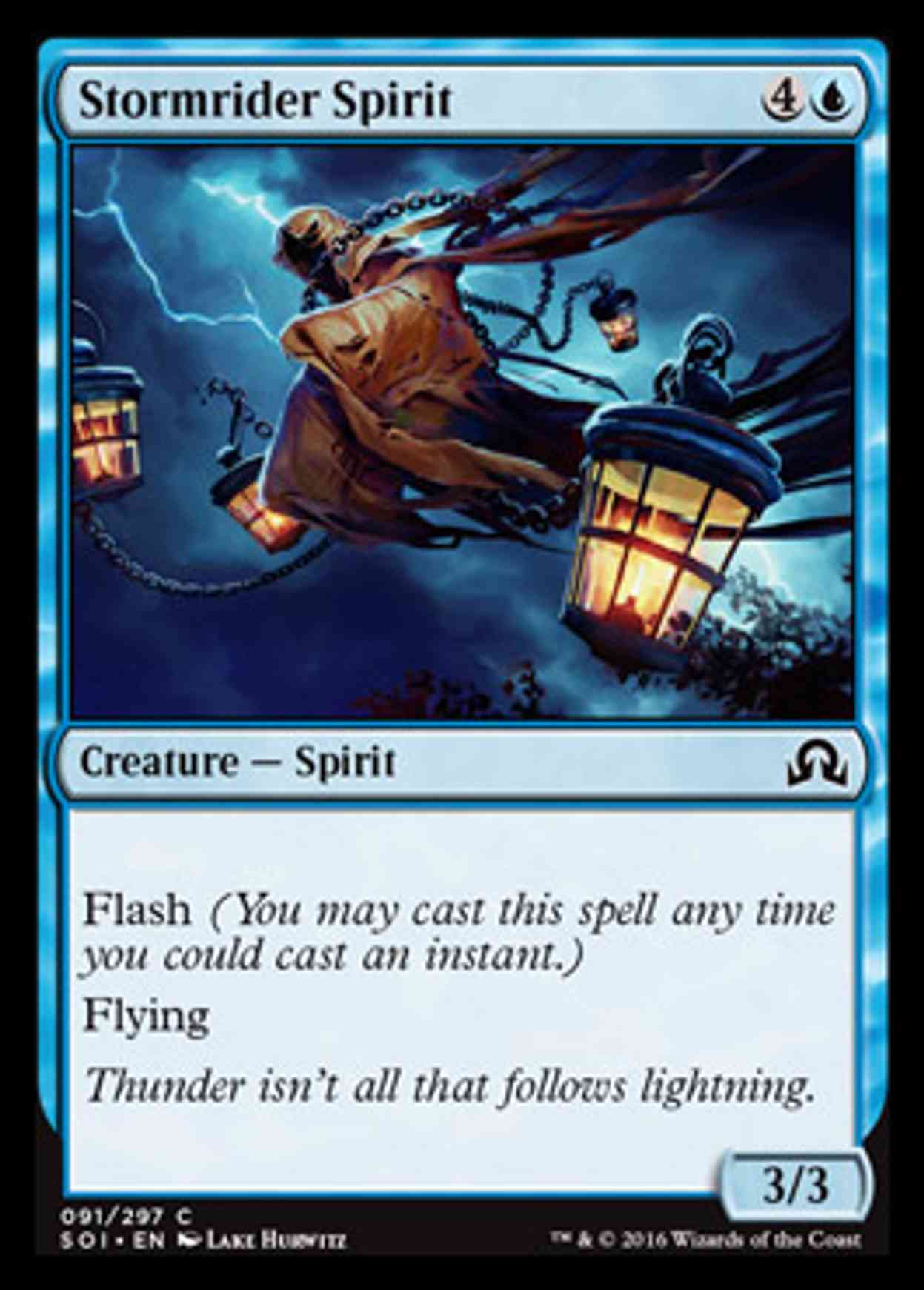 Stormrider Spirit magic card front