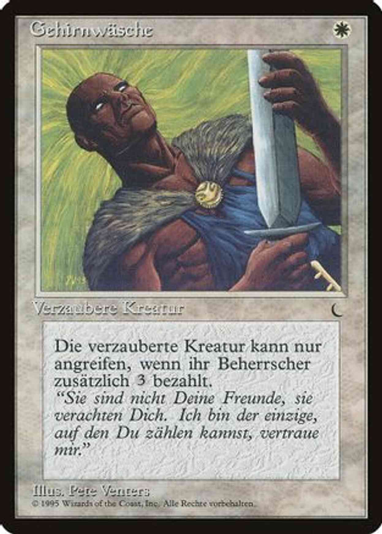 Brainwash (German) - "Gehirnwasche" magic card front