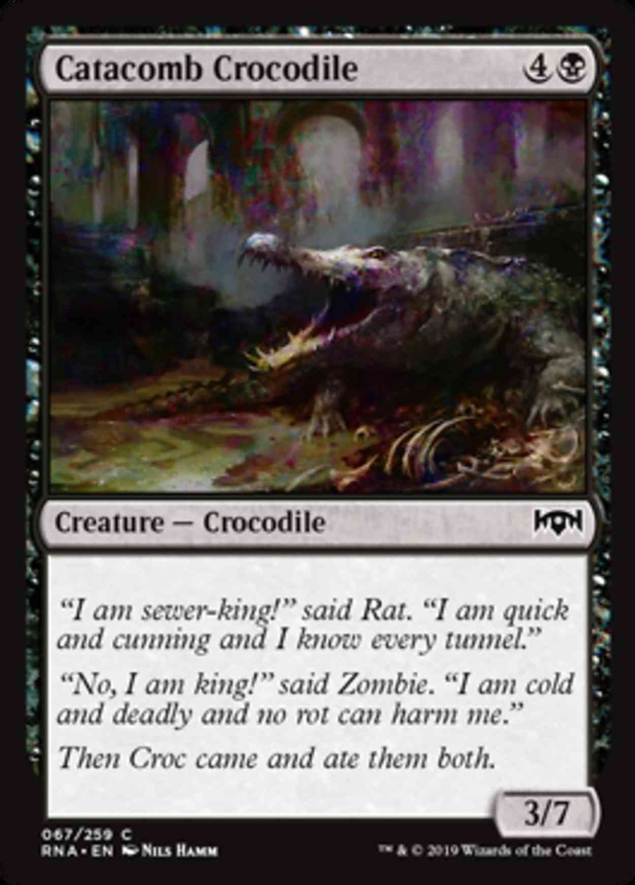 Catacomb Crocodile magic card front