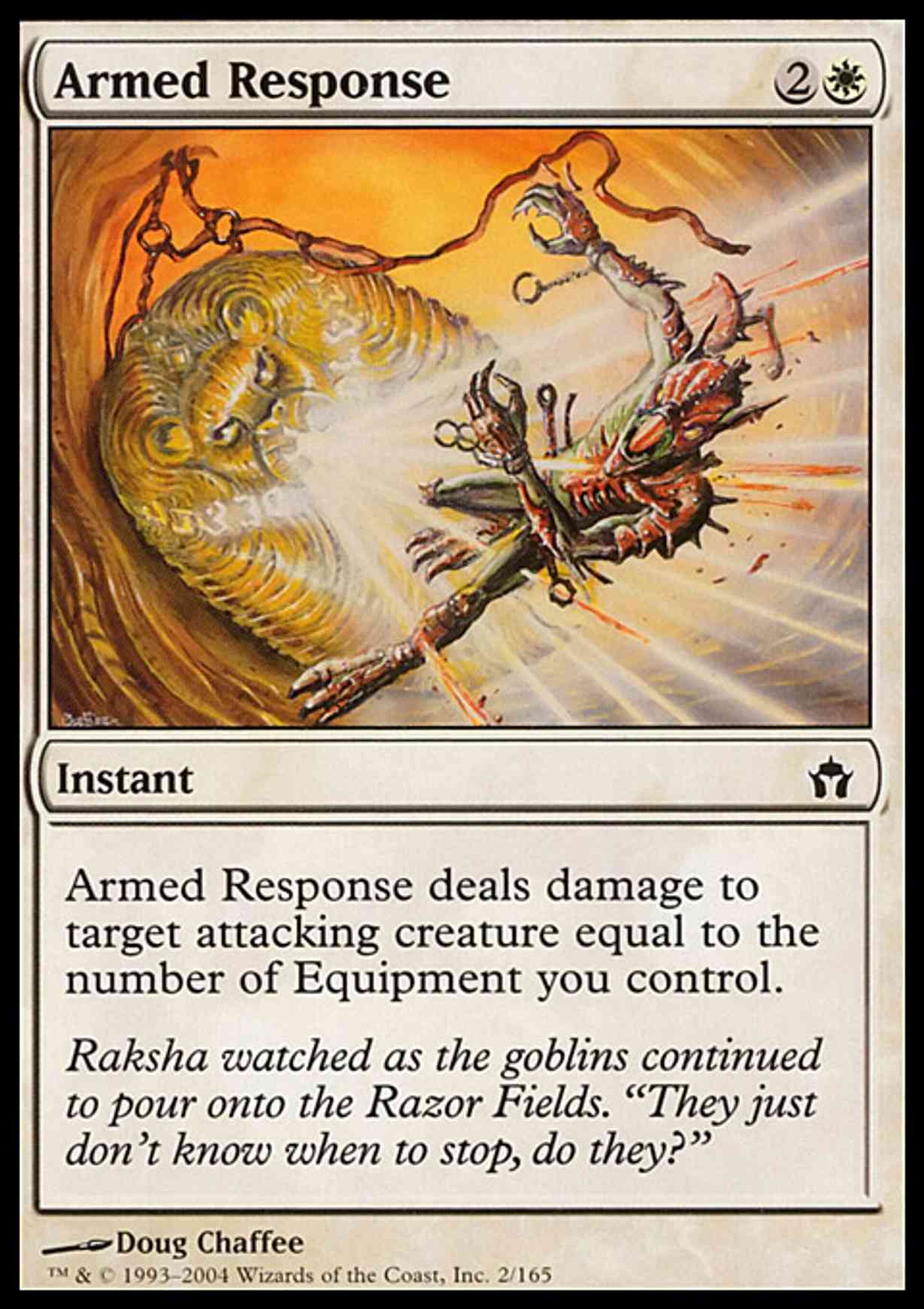 Armed Response magic card front