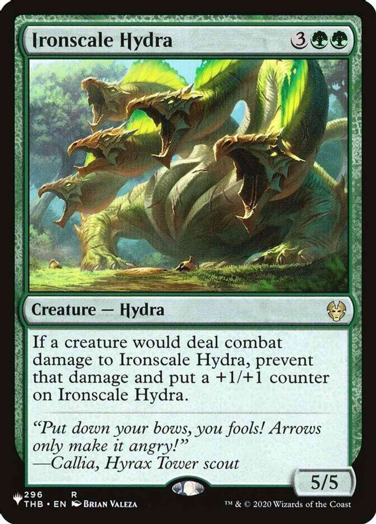 Ironscale Hydra magic card front