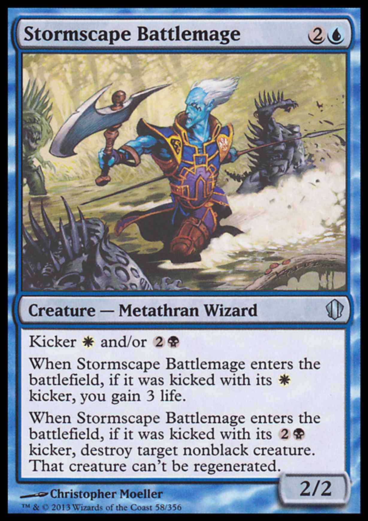 Stormscape Battlemage magic card front