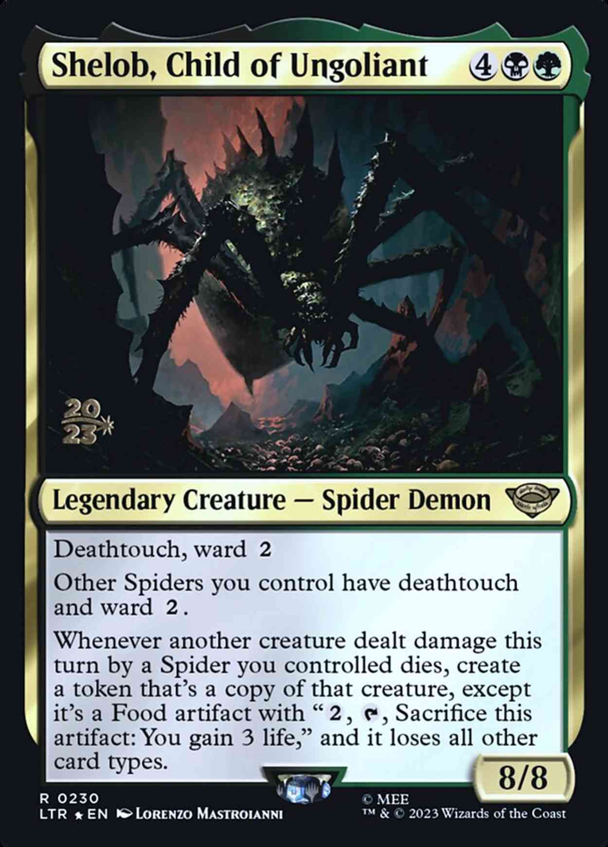 Shelob, Child of Ungoliant magic card front