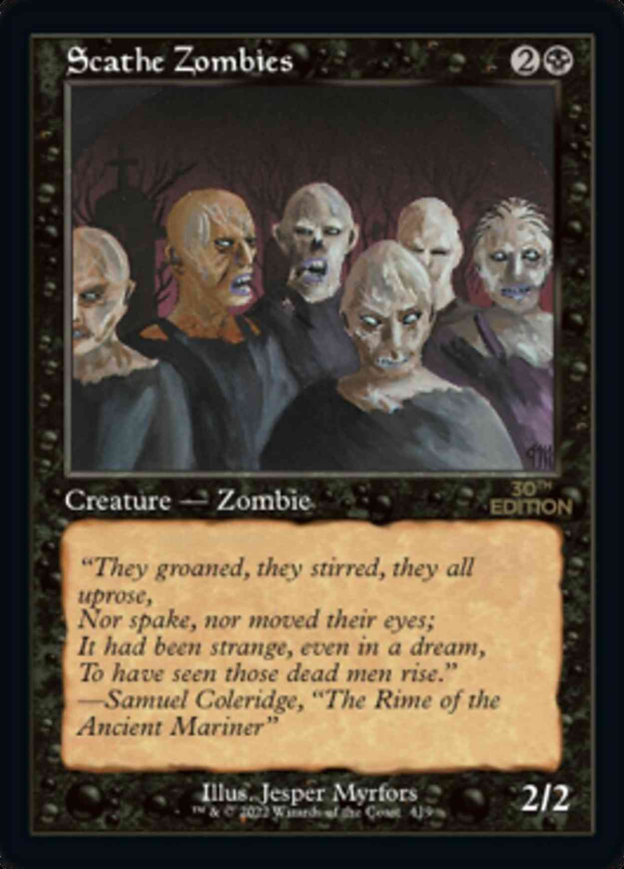 Scathe Zombies (Retro Frame) magic card front