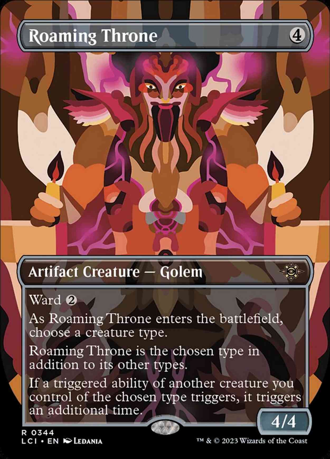 Roaming Throne (Borderless) magic card front