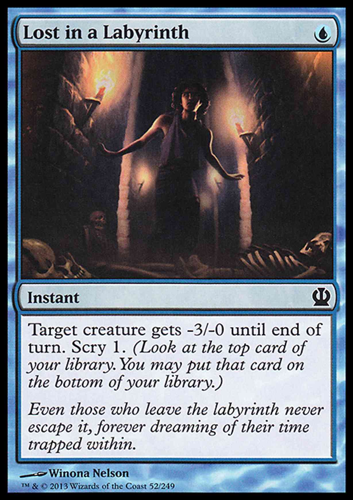 Lost in a Labyrinth magic card front