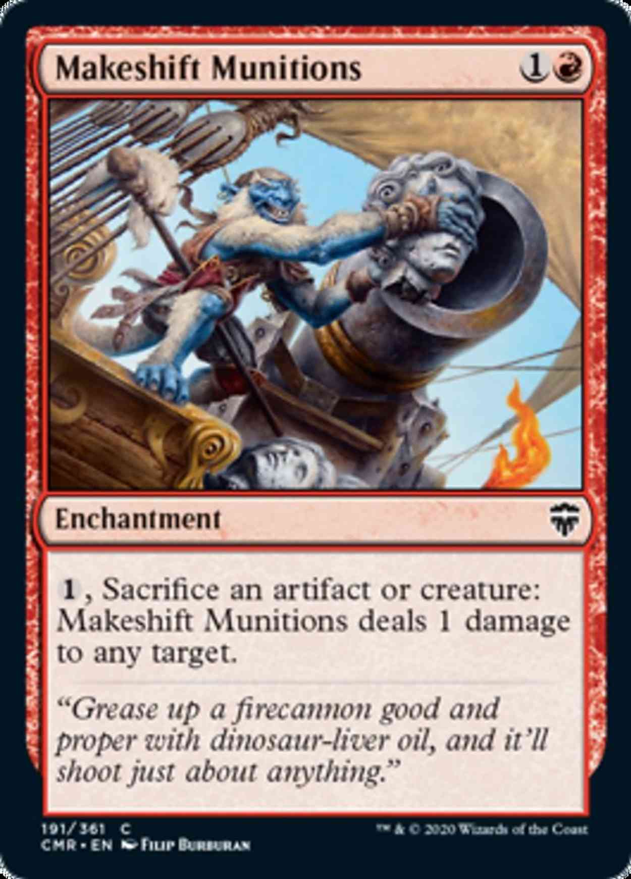Makeshift Munitions magic card front
