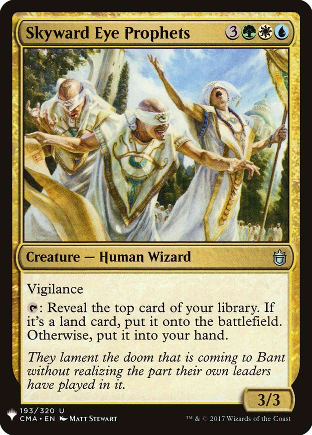 Skyward Eye Prophets magic card front