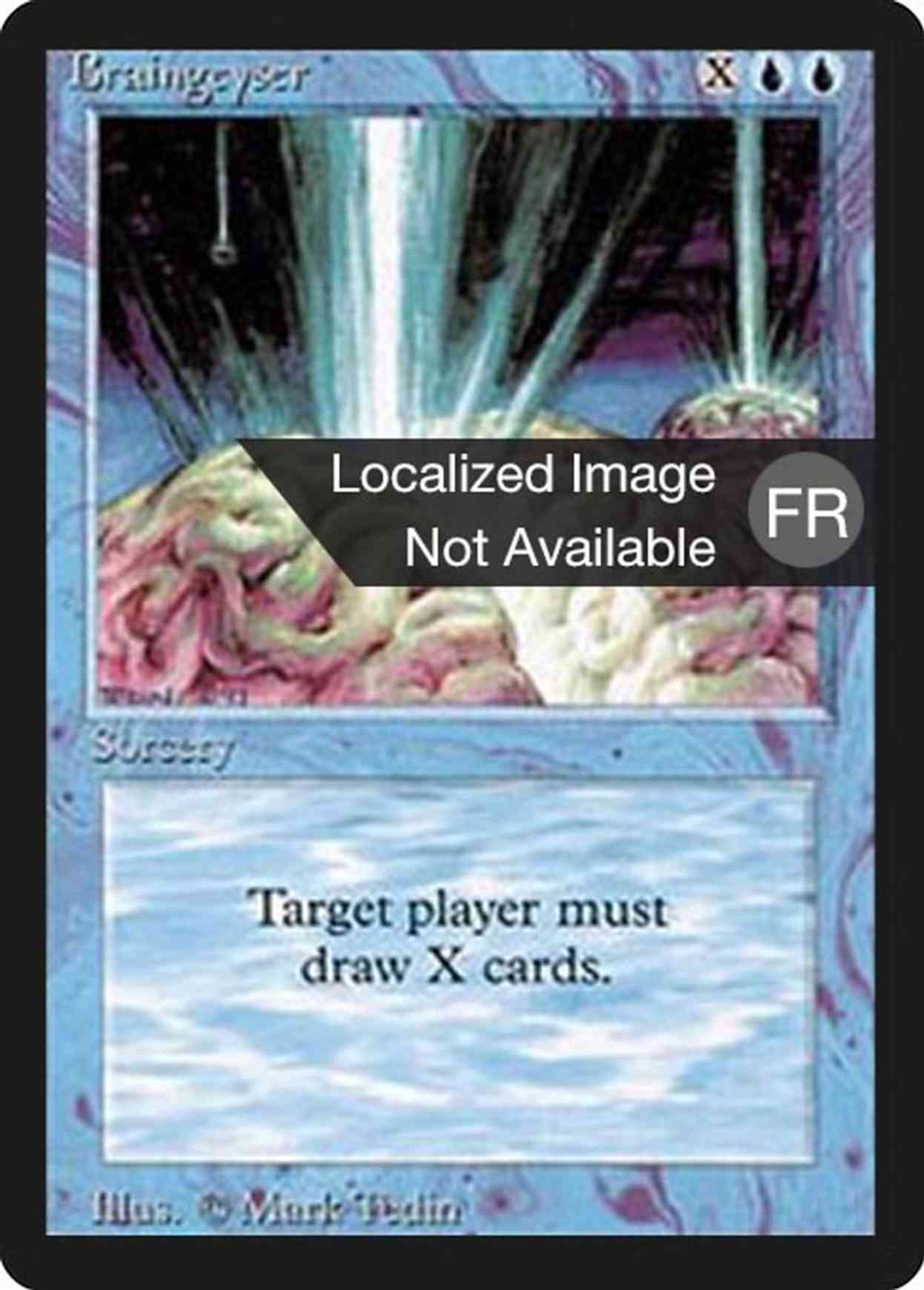 Braingeyser magic card front
