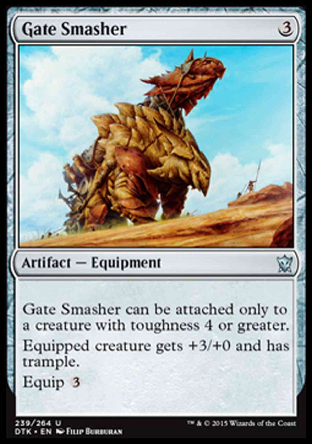 Gate Smasher magic card front