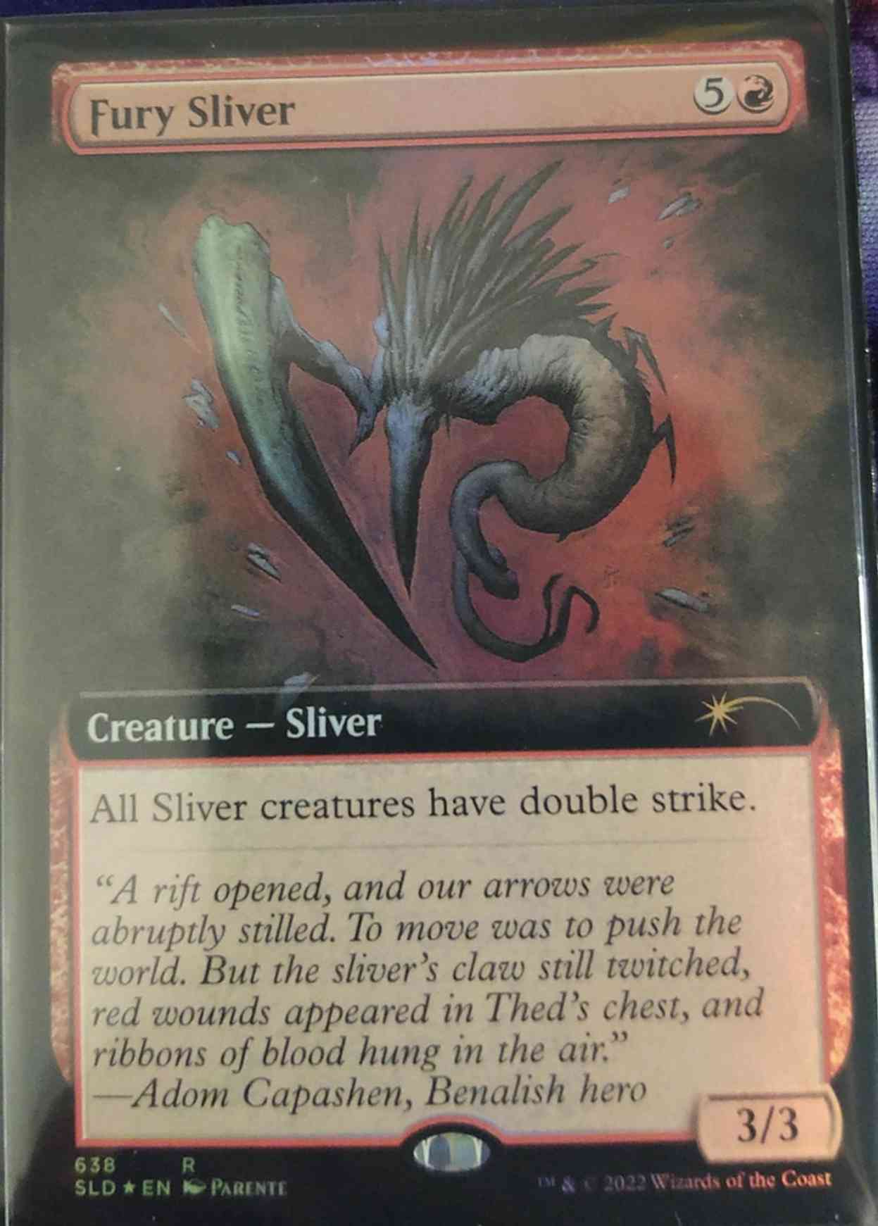 Fury Sliver (Extended Art) magic card front