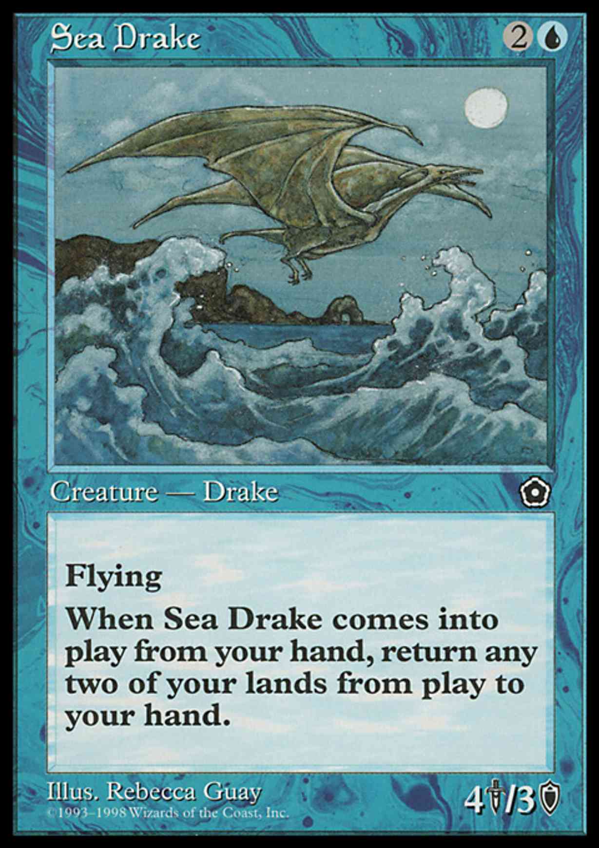 Sea Drake magic card front