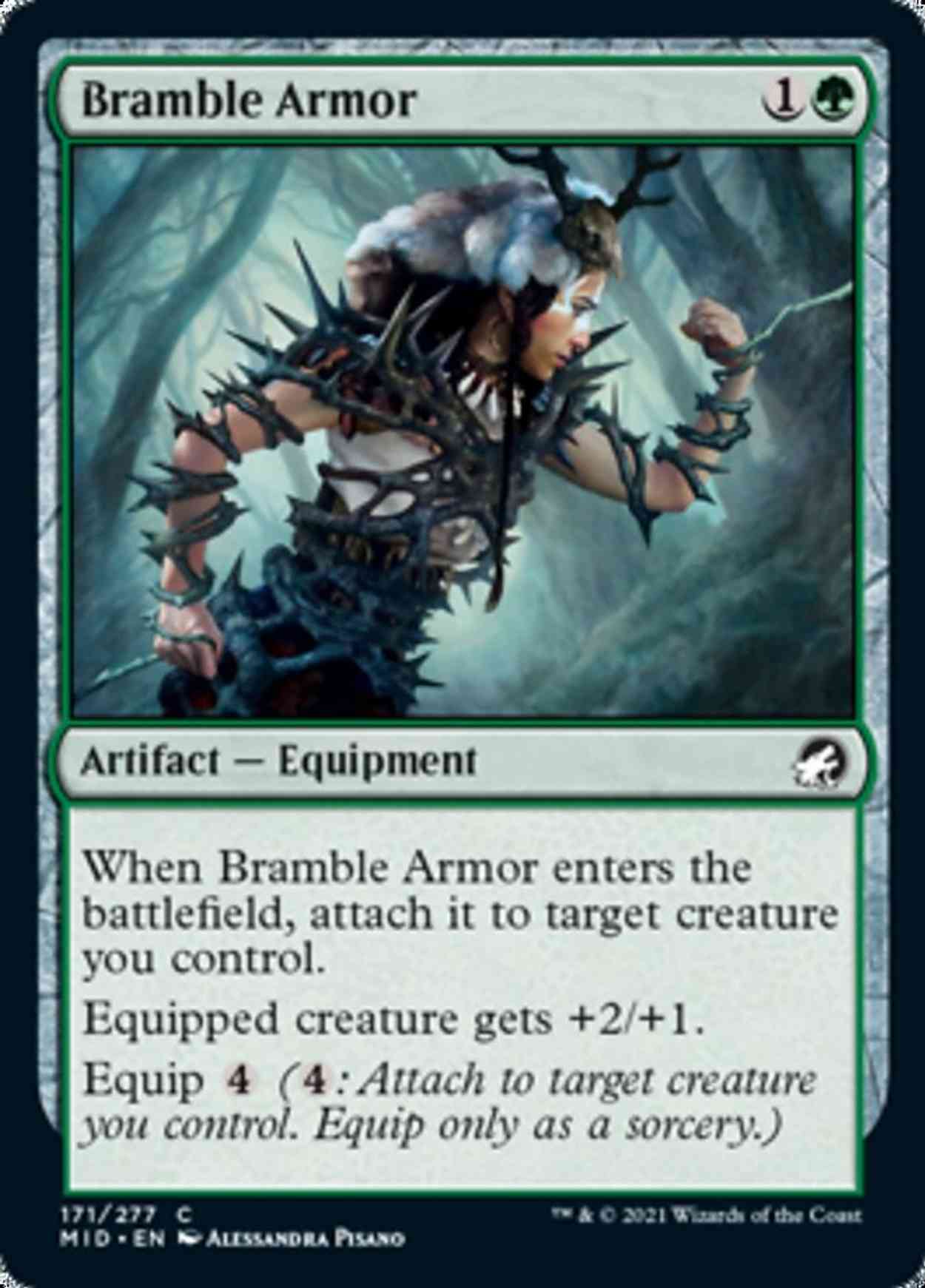 Bramble Armor magic card front