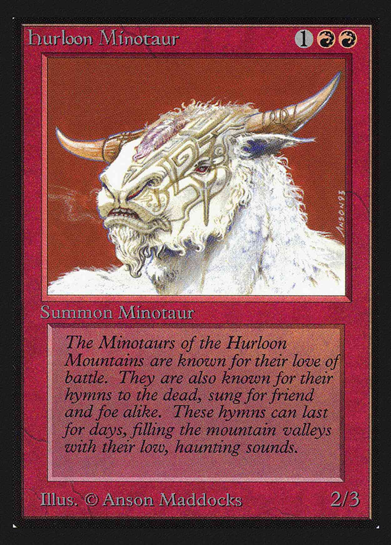 Hurloon Minotaur (CE) magic card front
