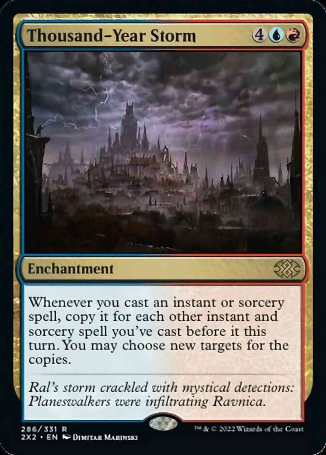 Thousand-Year Storm magic card front