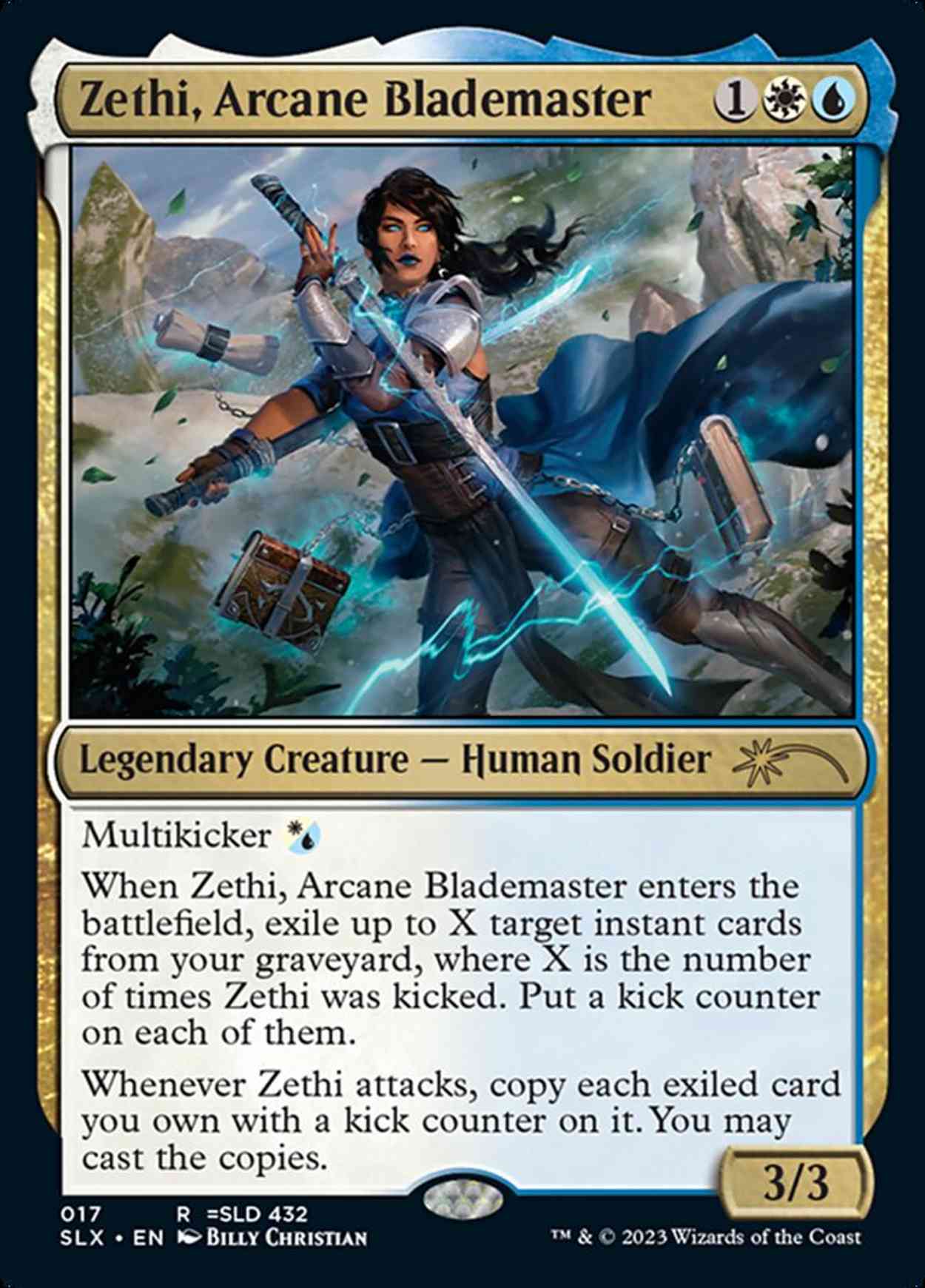 Zethi, Arcane Blademaster magic card front