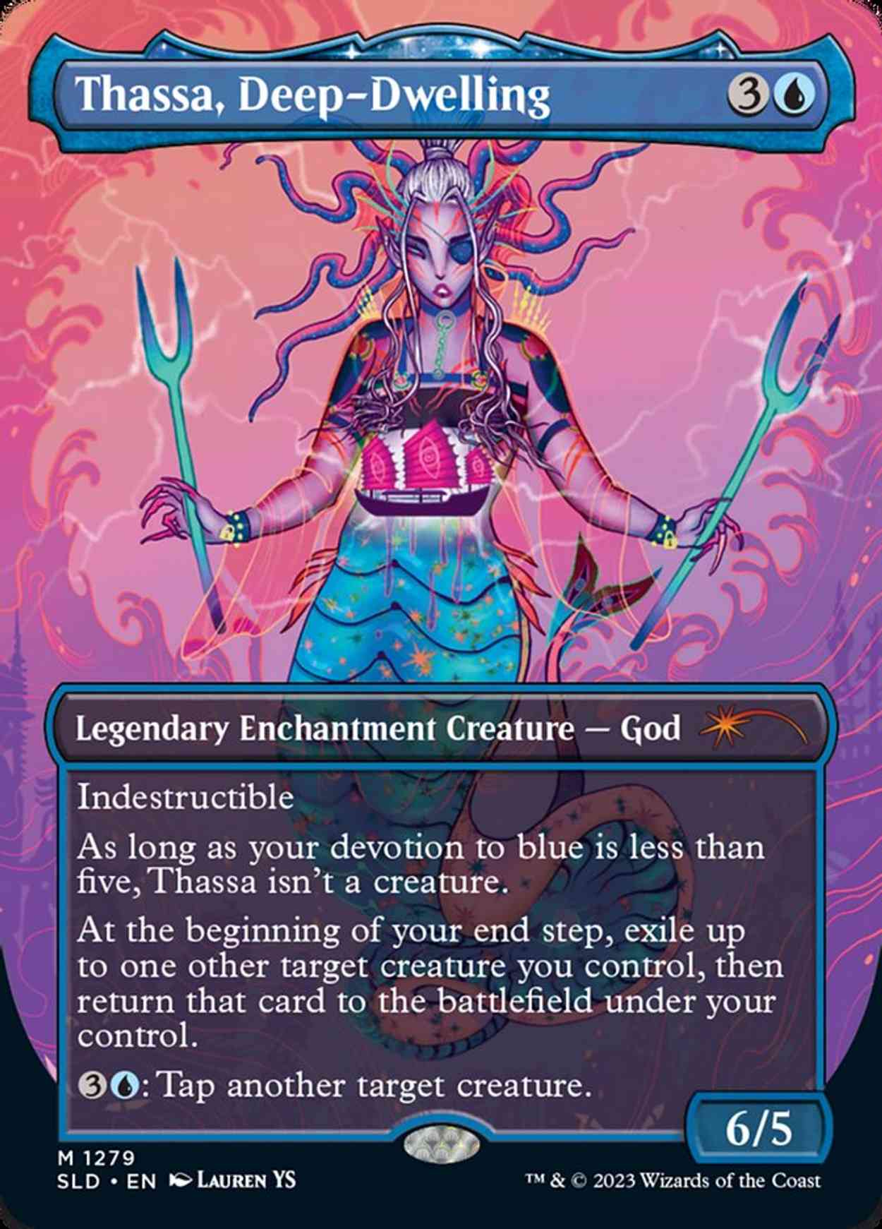 Thassa, Deep-Dwelling magic card front