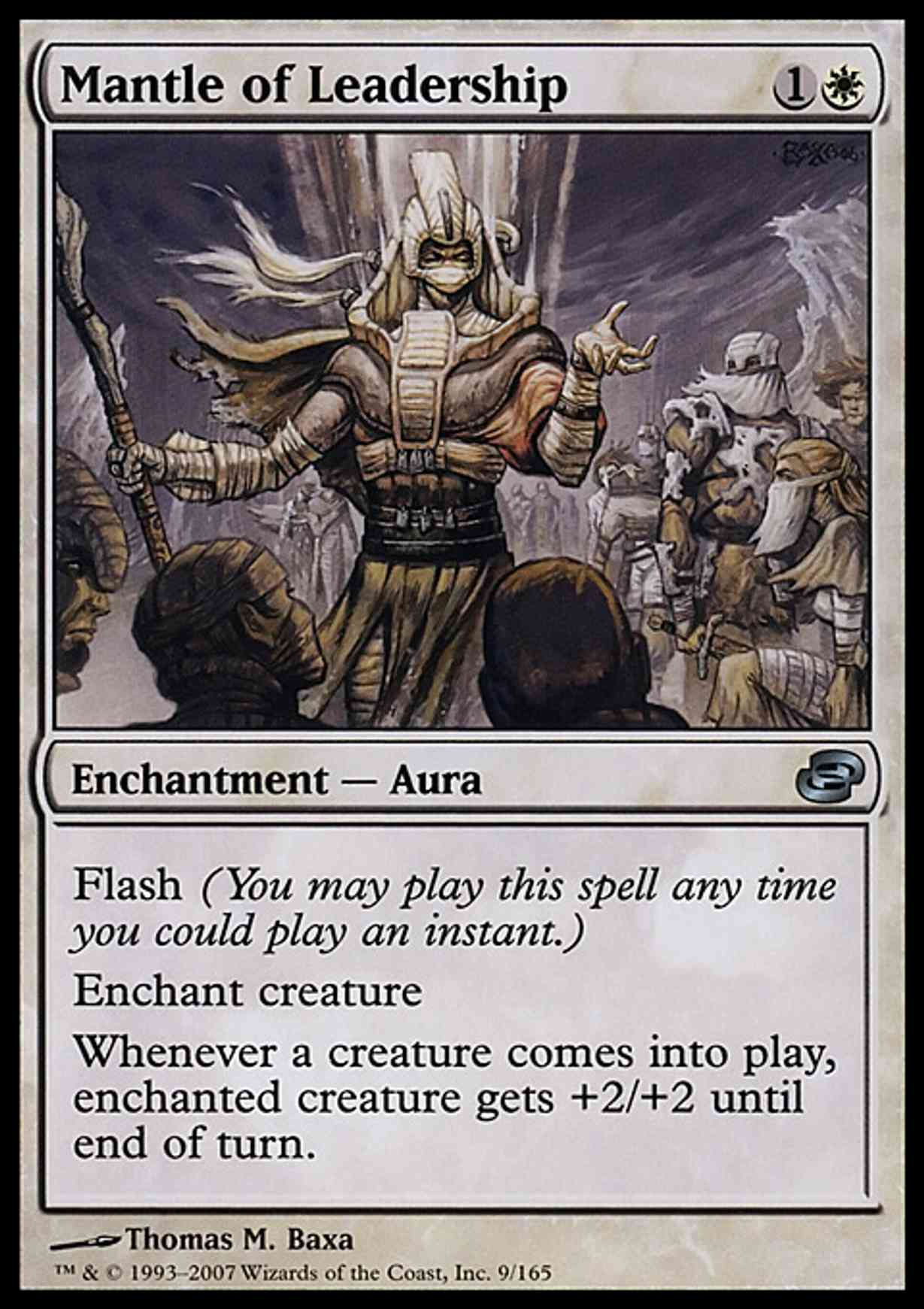 Mantle of Leadership magic card front