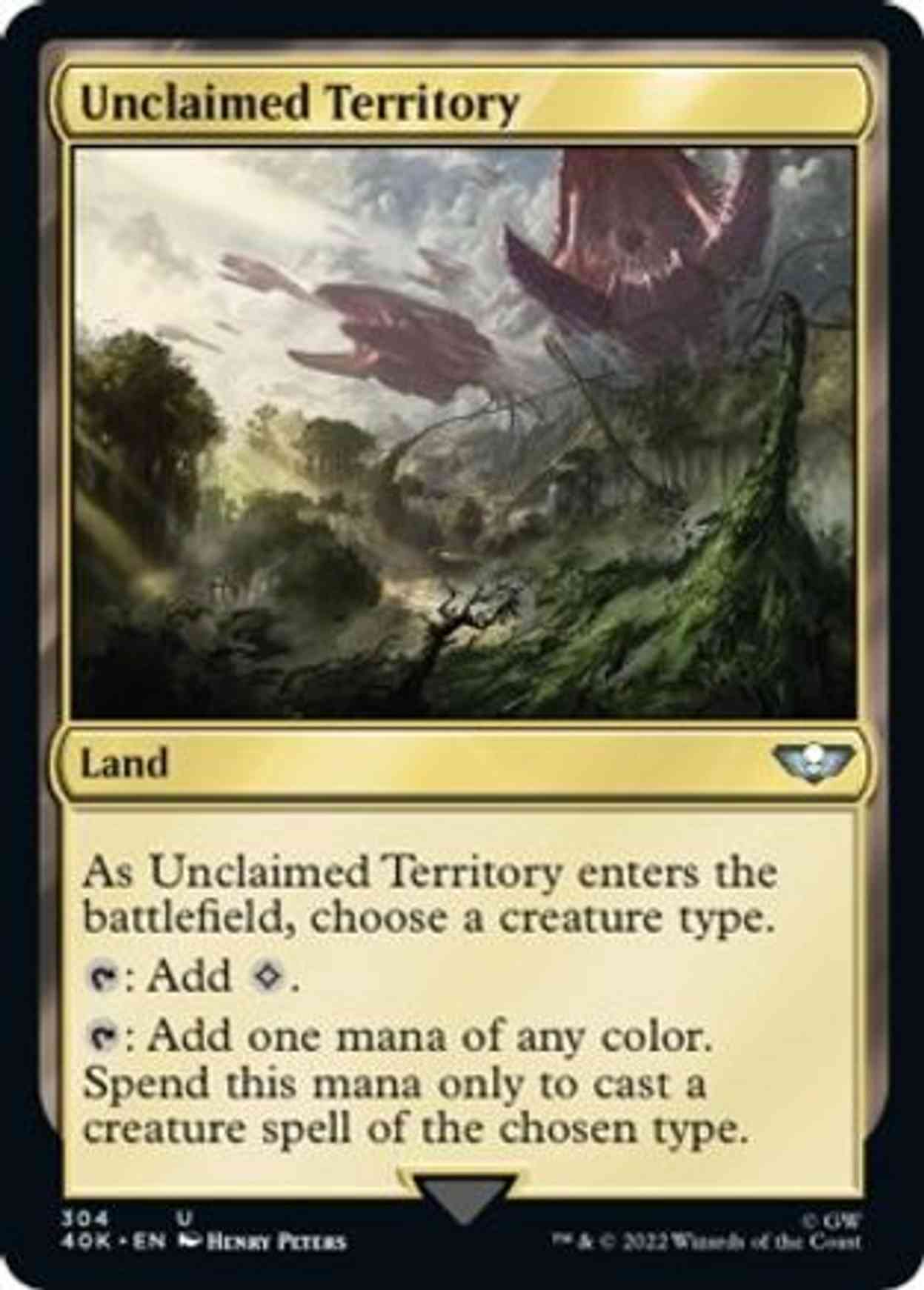 Unclaimed Territory (Surge Foil) magic card front
