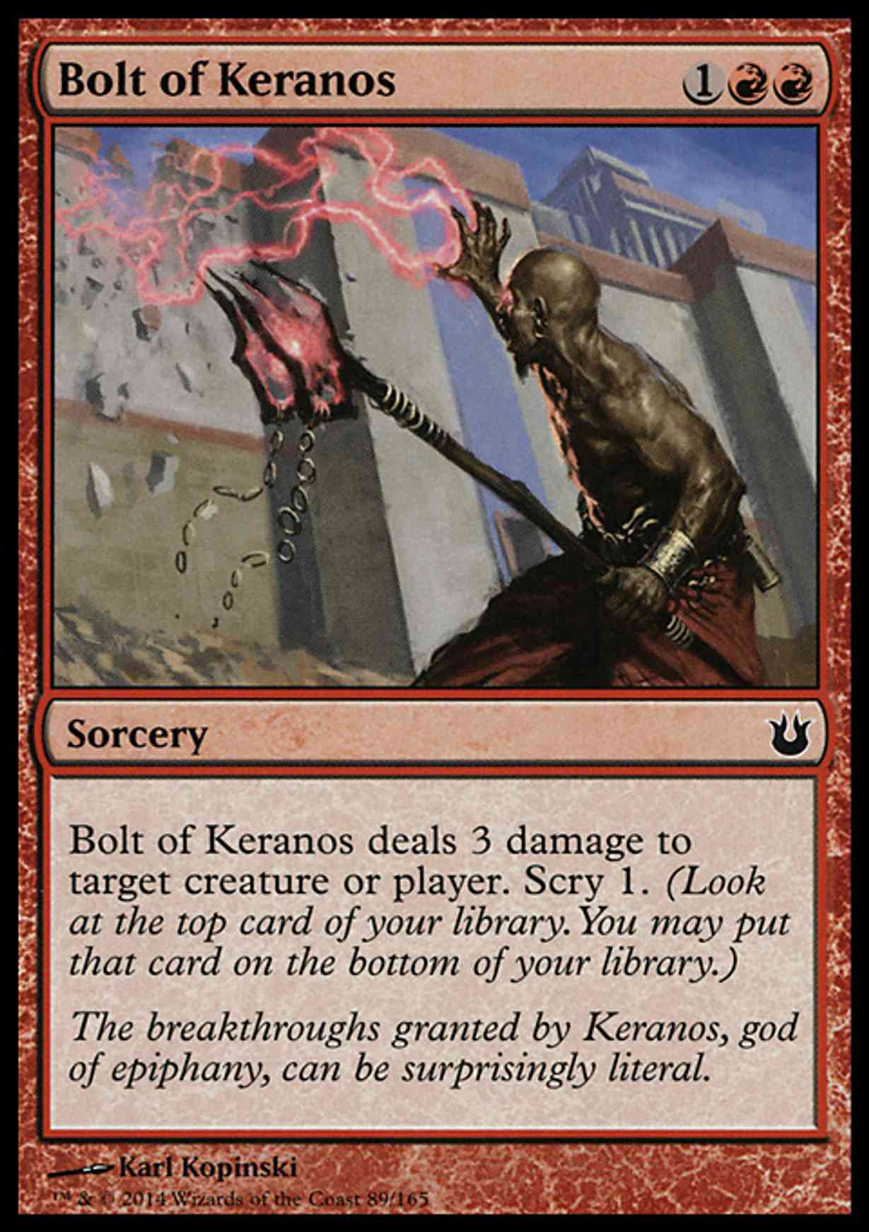 Bolt of Keranos magic card front