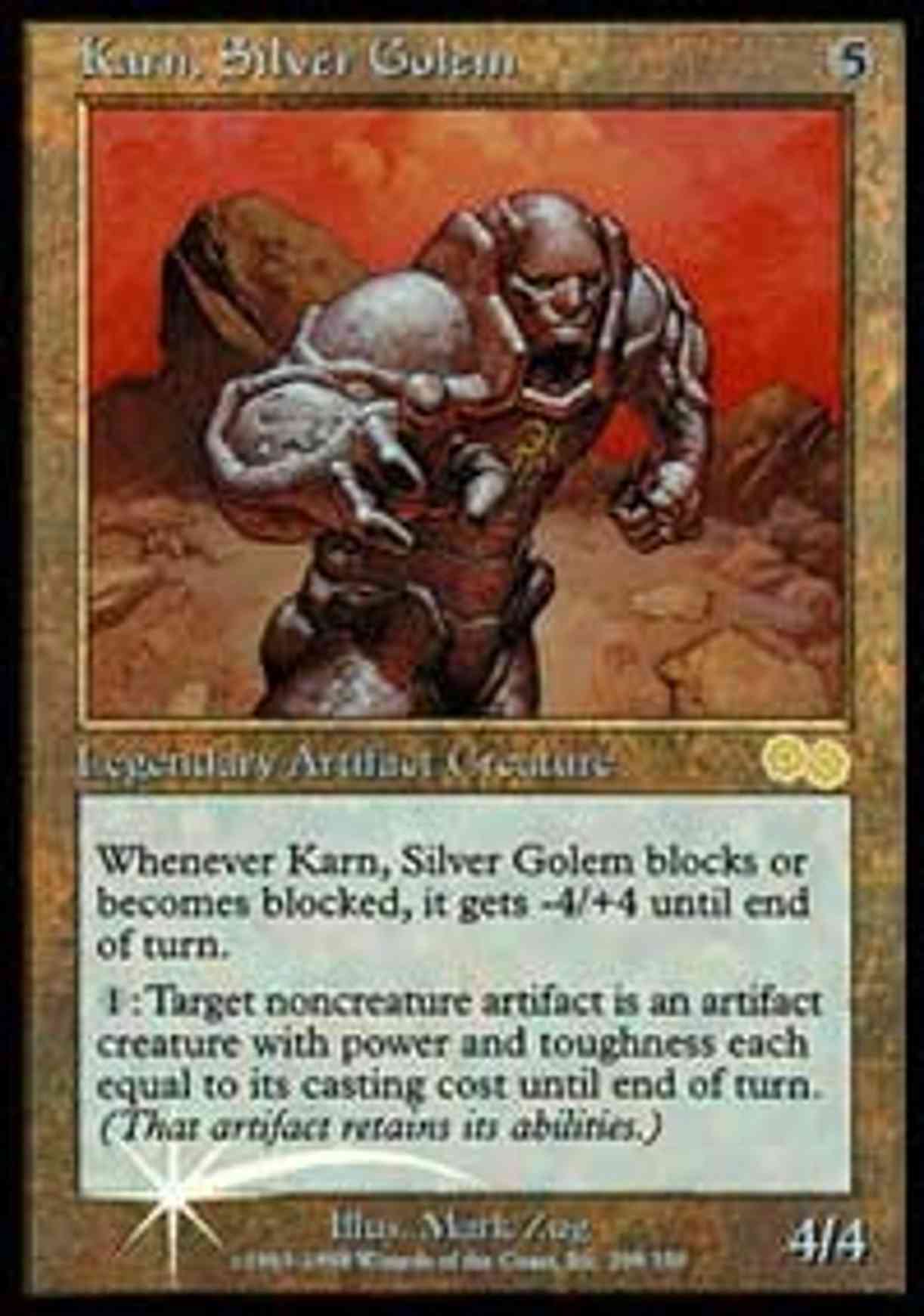Karn, Silver Golem magic card front