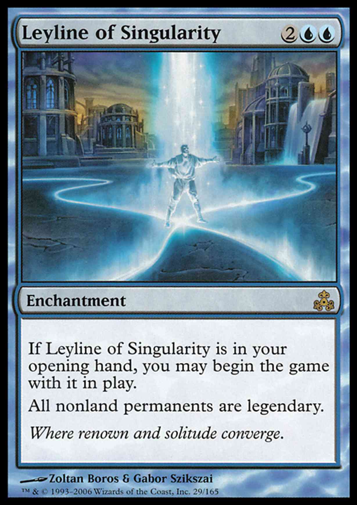 Leyline of Singularity magic card front