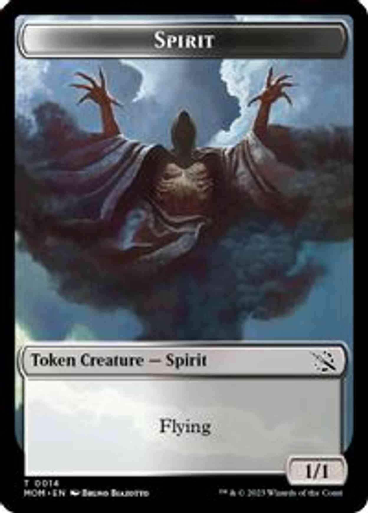 Spirit (0014) Token magic card front