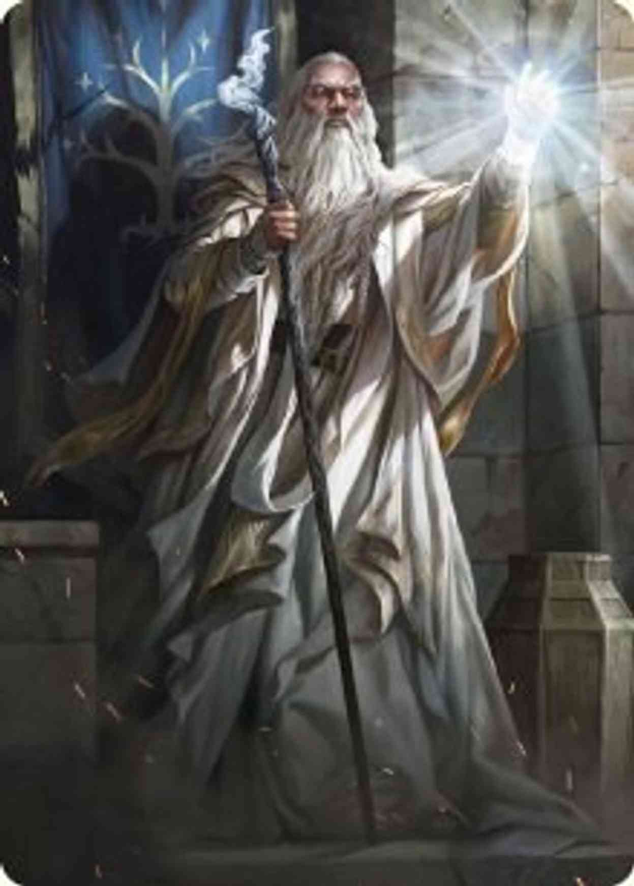 Gandalf the White Art Card magic card front