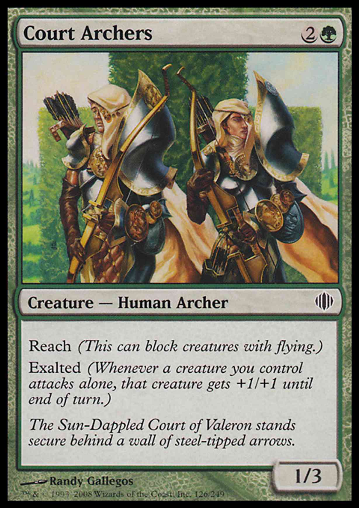 Court Archers magic card front