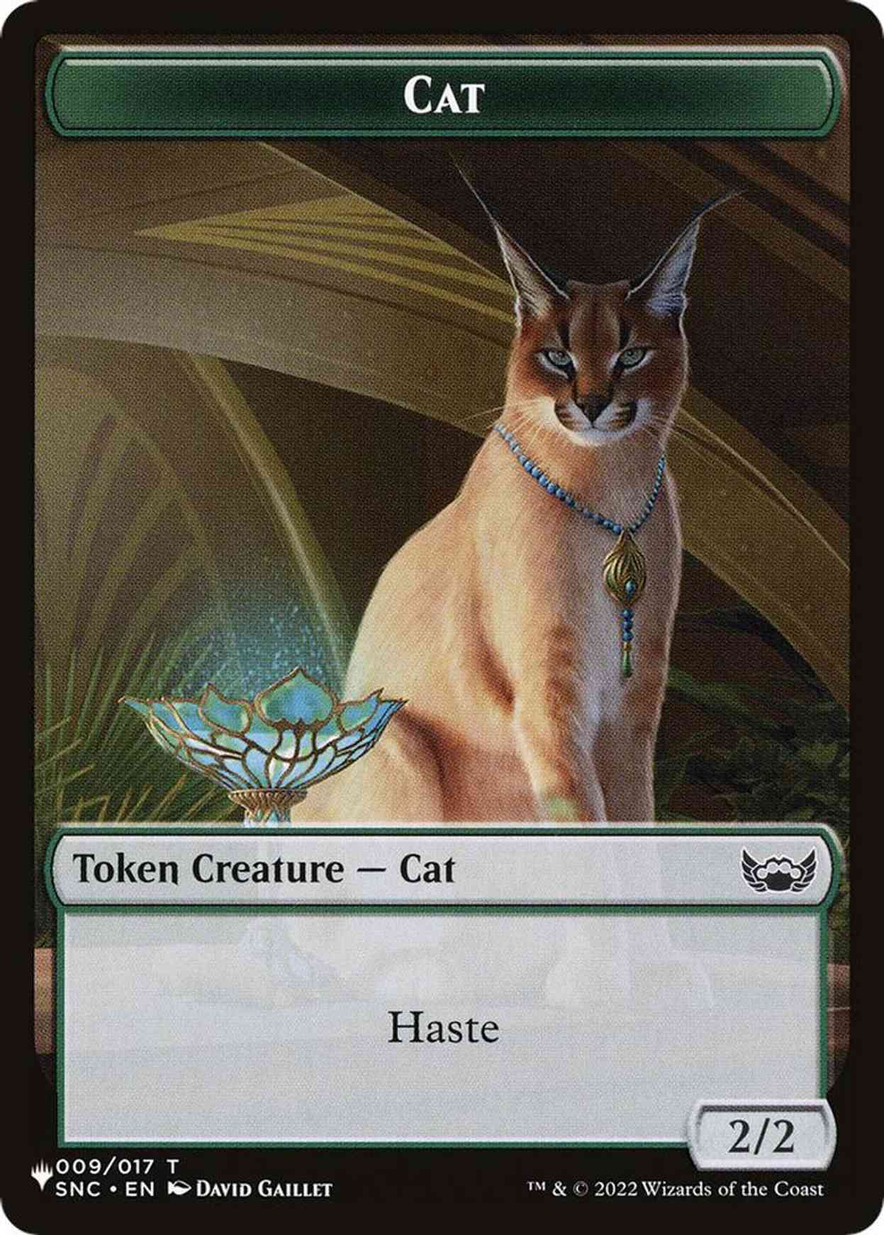 Cat (009) // Rat Double-Sided Token magic card front