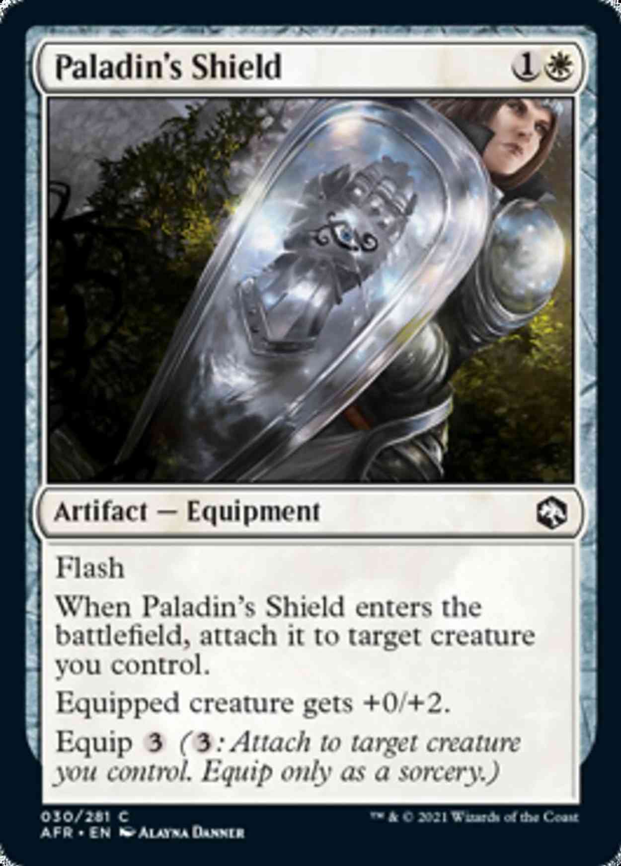 Paladin's Shield magic card front