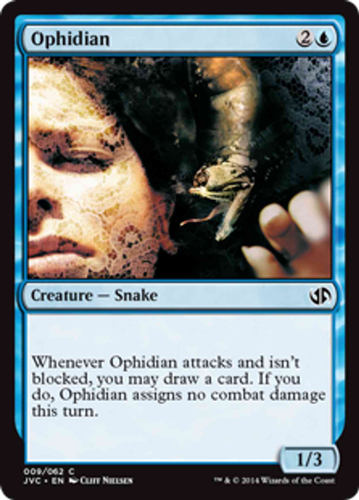 Ophidian magic card front