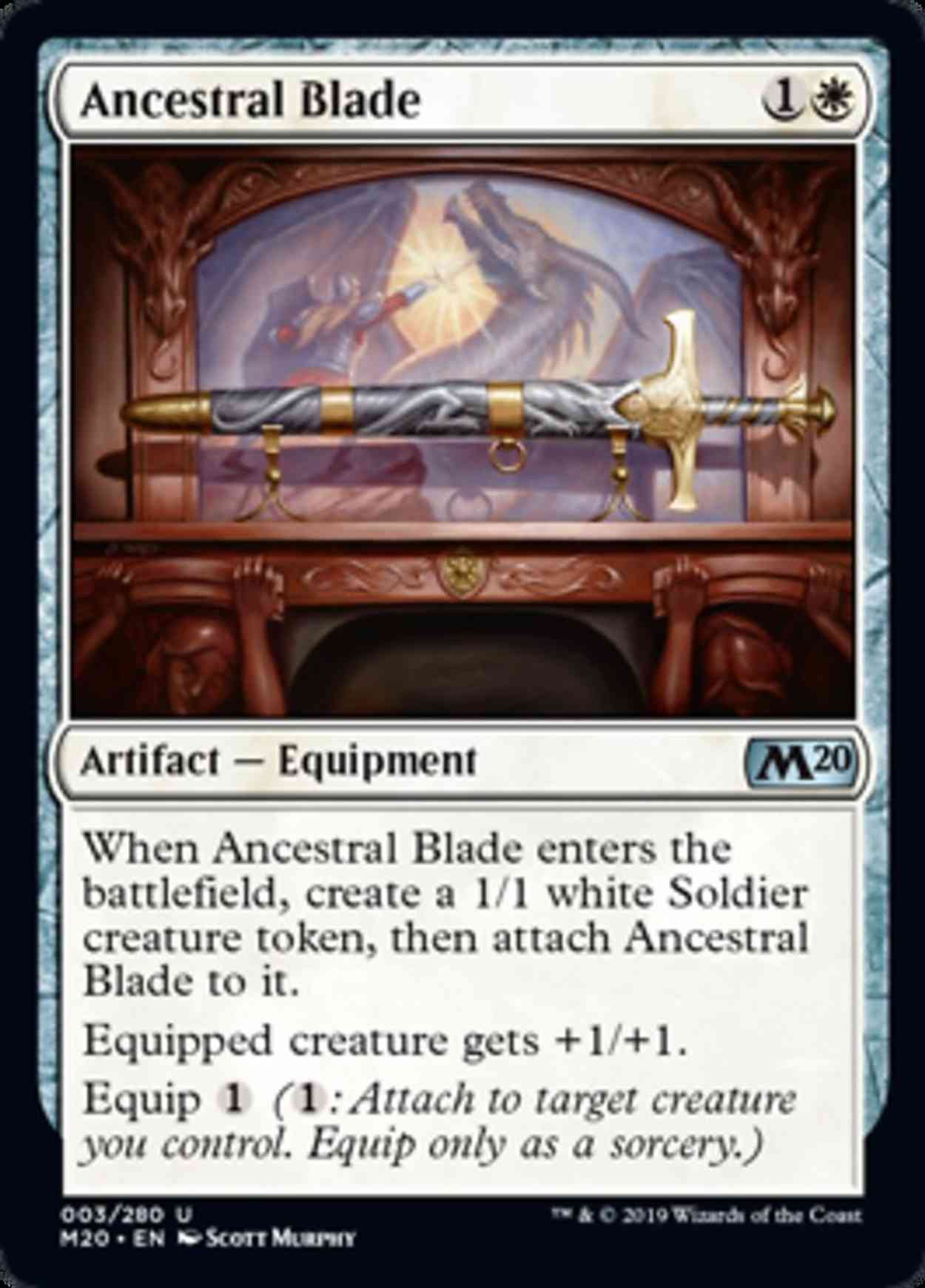 Ancestral Blade magic card front