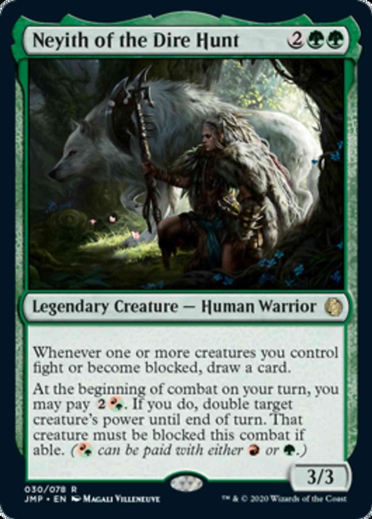 Neyith of the Dire Hunt magic card front