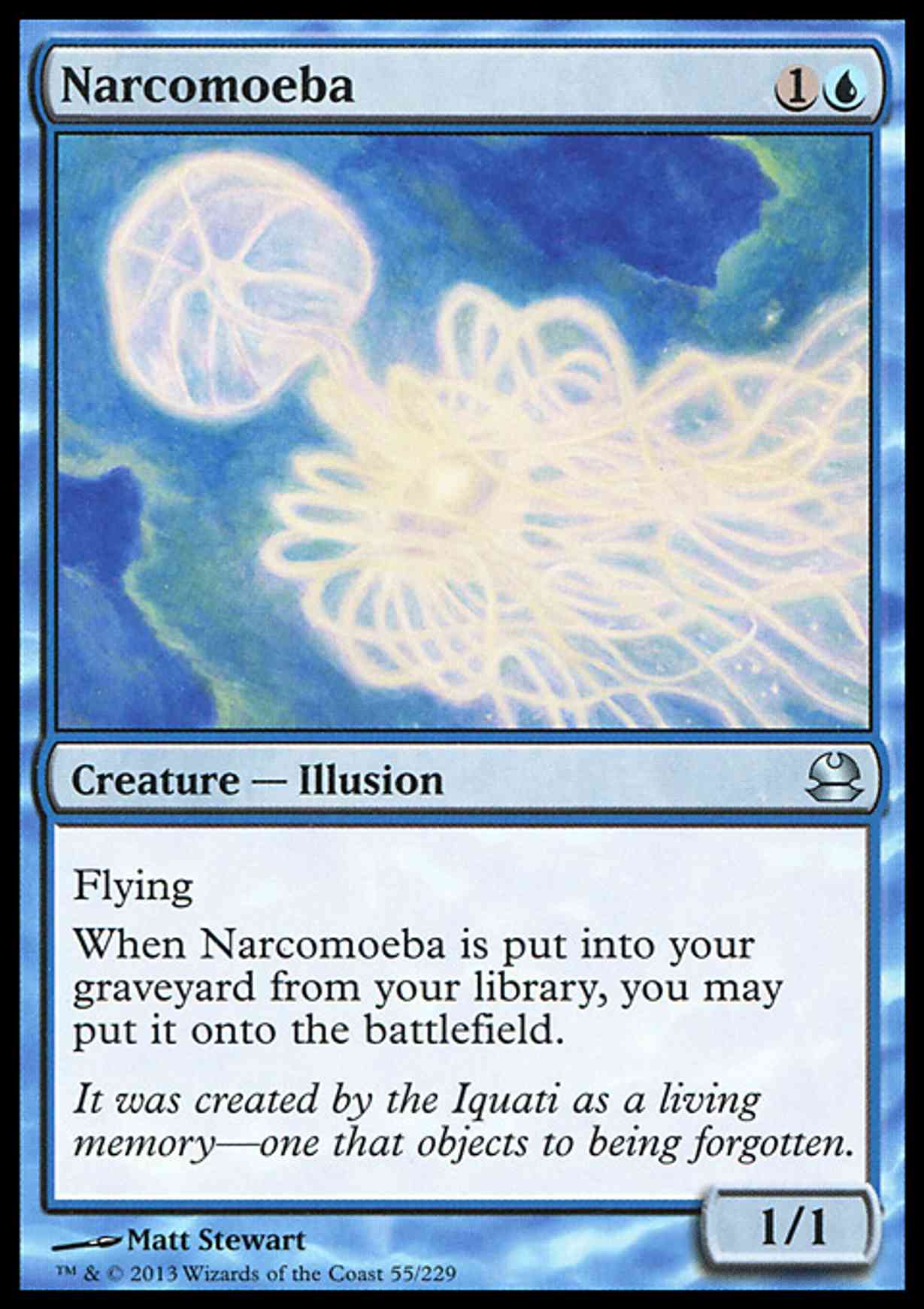 Narcomoeba magic card front