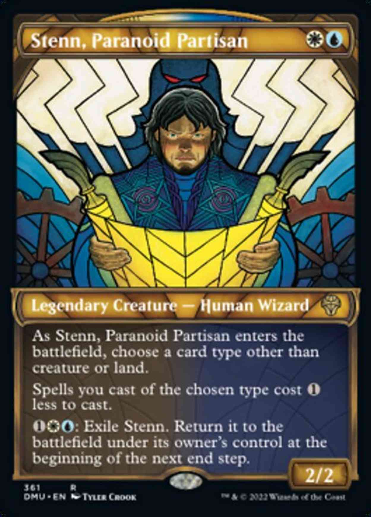 Stenn, Paranoid Partisan (Textured Foil) magic card front