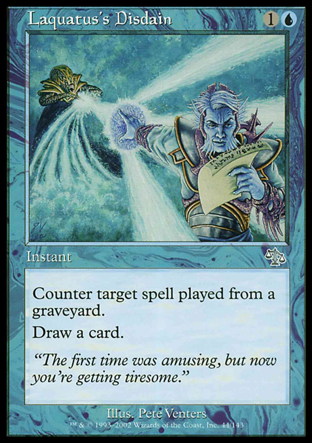 Laquatus's Disdain magic card front