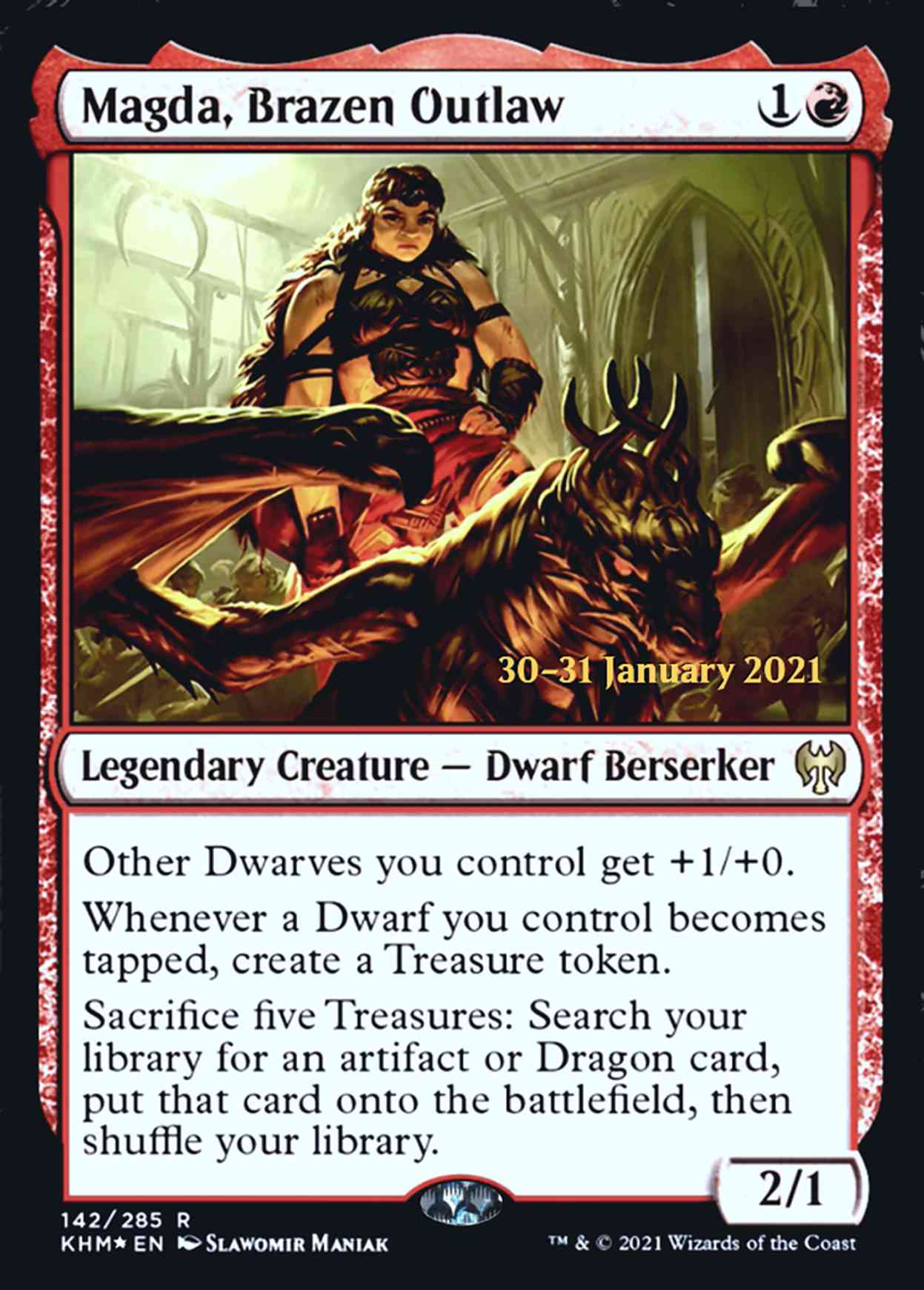 Magda, Brazen Outlaw magic card front