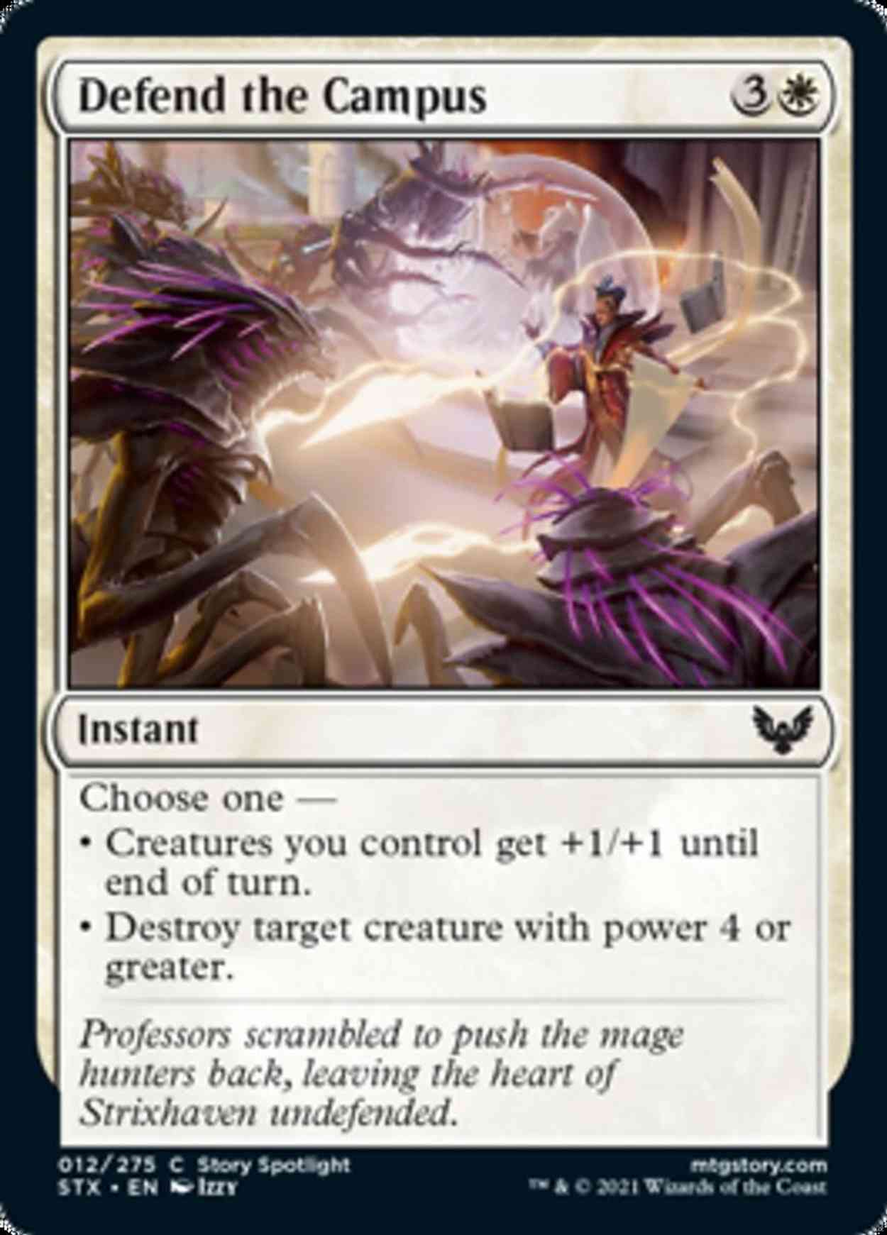 Defend the Campus magic card front